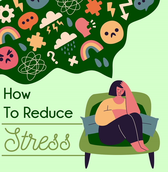 How to Reduce Stress - An Infographic - Feat
